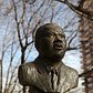 Martin Luther King, Jr. Statue in NYC - Harlem Tribute | <b>This bust/statue of Martin Luther King is up in Harlem and I went there today to take a picture of Dr. King on his day.

Taken on Martin Luther King Day 2012 in Harlem, New York.

Here is what the plaque on the front of the obelisk says:</b>

"I say to you today, my friends, that in spite of the difficulties and frustrations of the moment I still have a dream.  It is a dream rooted in the American dream."

"I have a dream that one day this nation will rise up and live out the true meaning of its creed: 'We hold these truths to be self-evident; that all men are created equal.'"

"I have a dream that one day on the red hills of Georgia the sons of former slaves and the sons of former slave owners will be able to sit down together at the table of brotherhood."

"When we let freedom ring, when we let it ring from every village and every hamlet, from every state and every city, we will be able to speed up the day when all of God's children, black men and white men, Jews and Gentiles, Protestants and Catholics, will be able to join hands and sing in the words of the old Negro spiritual: 'Free at last! Free at last!  Thank God Almighty, we are free at last!"

"I HAVE A DREAM TODAY"

REV. DR. MARTIN LUTHER KING, JR.
January 15, 1929 - April 4, 1968