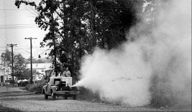 Fog machine spells death to mosquitoes