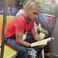 Received a pic of this bald, brooding beauty and immediately fell in love with that chiseled face. Not sure what he's reading or what those credentials are for, but I want an all access pass. #skiptheline
#hotdudesreading #HDRfangram