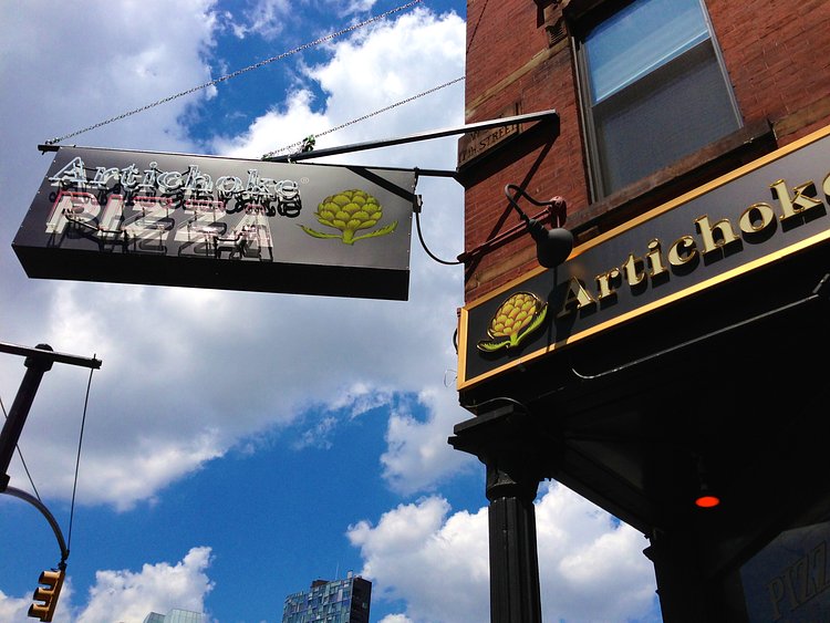 Artichoke Basille's Pizza | 114 10th Ave btwn 17th &amp; 18th St, New York, NY