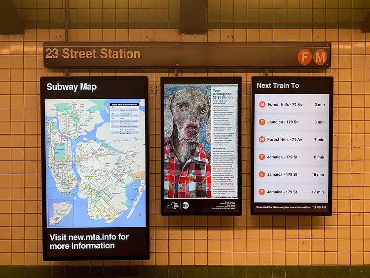 The Newly Reopened 23rd Street F/M Station Has Already Gone To The Dogs