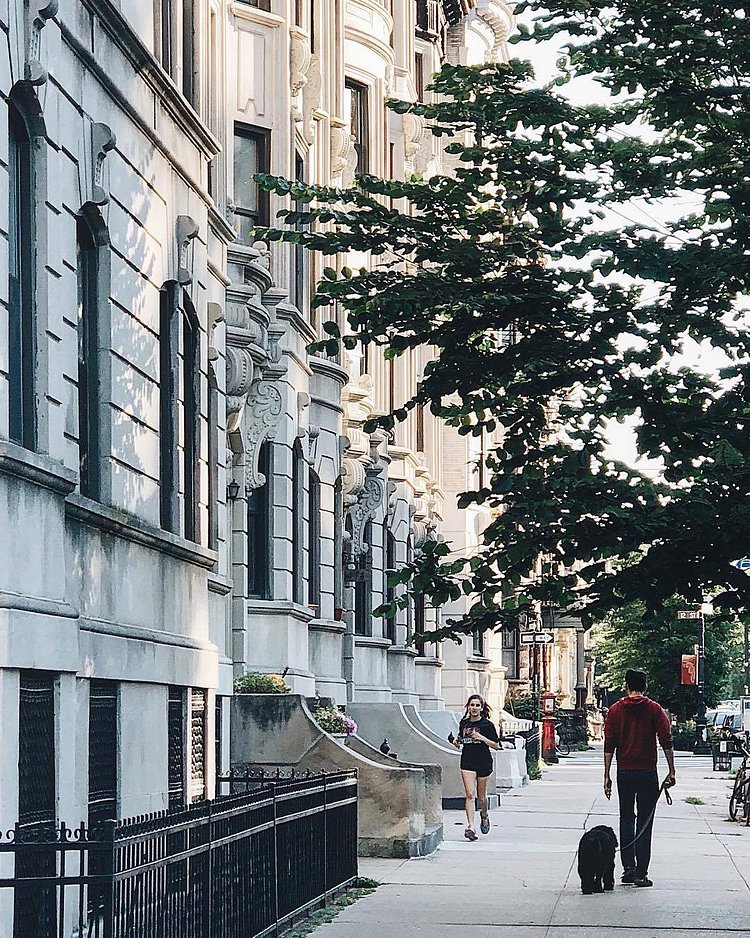 Prospect Park West, Park Slope, Brooklyn. Photo via @iwyndt #viewingnyc #newyork #newyorkcity #nyc #brooklyn #parkslope #prospectpark