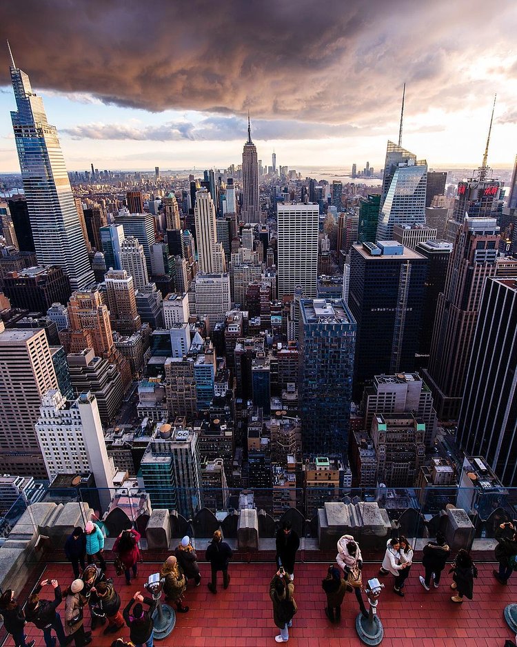 Lower Manhattan from Top of the Rock, Midtown, Manhattan