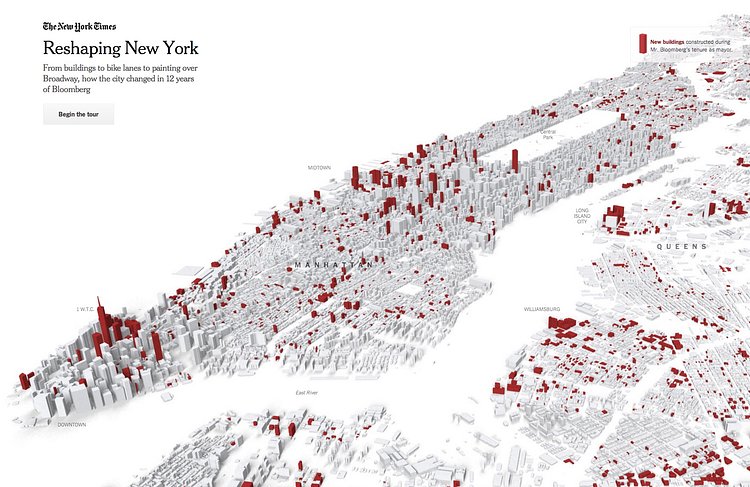 Reshaping New York, New York Times, 2015