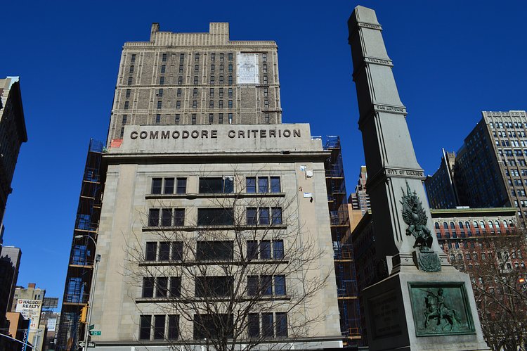 The Commodore Criterion Building and William J. Worth Memorial