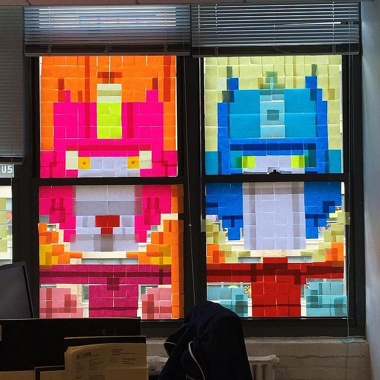 Post-it War office remains! Link in profile... #postitwars