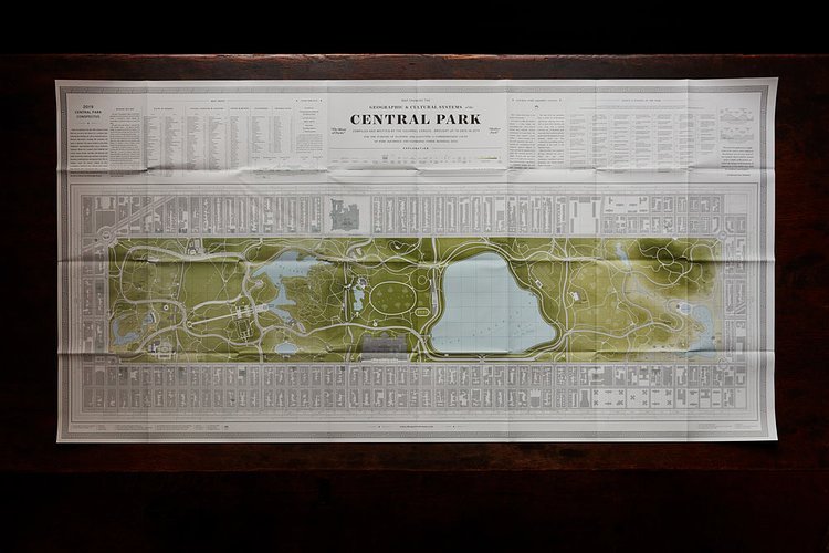 The Squirrel Census, Central Park Map