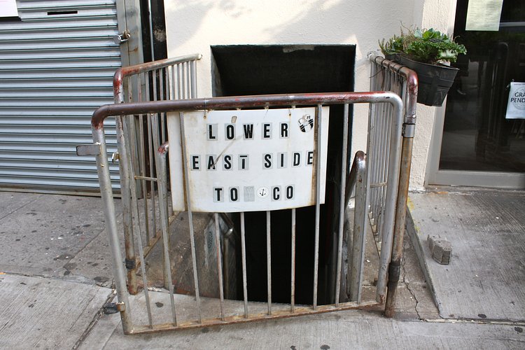 The Back Room entrance in NYC