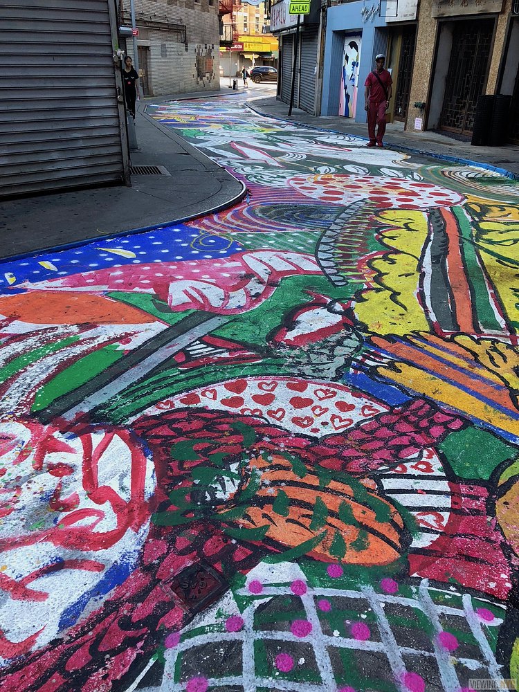 The Song of Dragon and Flowers, Chen Dongfan, Doyers Street, Chinatown, Manhattan, 2018