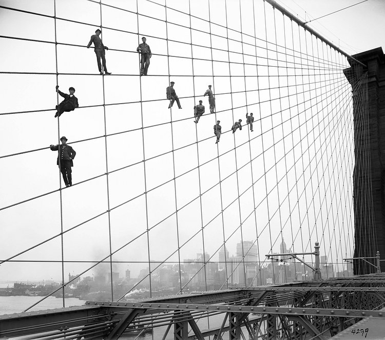Brooklyn Bridge Painters, 1914