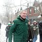 In 2015, Mayor Bill de Blasio marches in the St. Pat's for All Parade in Sunnyside, Queens.