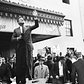 Nov. 5, 1960: Senator John F. Kennedy was making closing arguments before overflow crowds in the New York area on the weekend before Election Day, despite heavy rains. “I don’t know any place in the United States where Democrats would turn out on a rainy Saturday afternoon like this,” he said in Wantaugh, N.Y. “I understand the sun is shining on Mr. Nixon in California. Well, it won’t be shining after Tuesday,” he said. Outside the Concourse Plaza Hotel in the Bronx, where Senator Kennedy stood on a car to be better seen by the throng, he was “met by placards proclaiming ‘The Home of the Bagel Knows Big Jack is Able.’ ”
