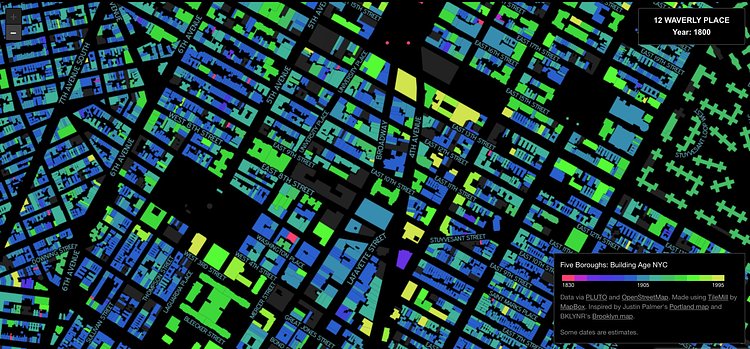 Five Boroughs: Building Age NYC