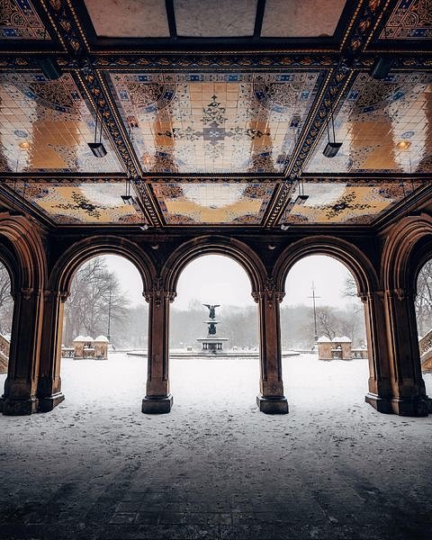 Bethesda Terrace and Fountain, Central Park, Manhattan