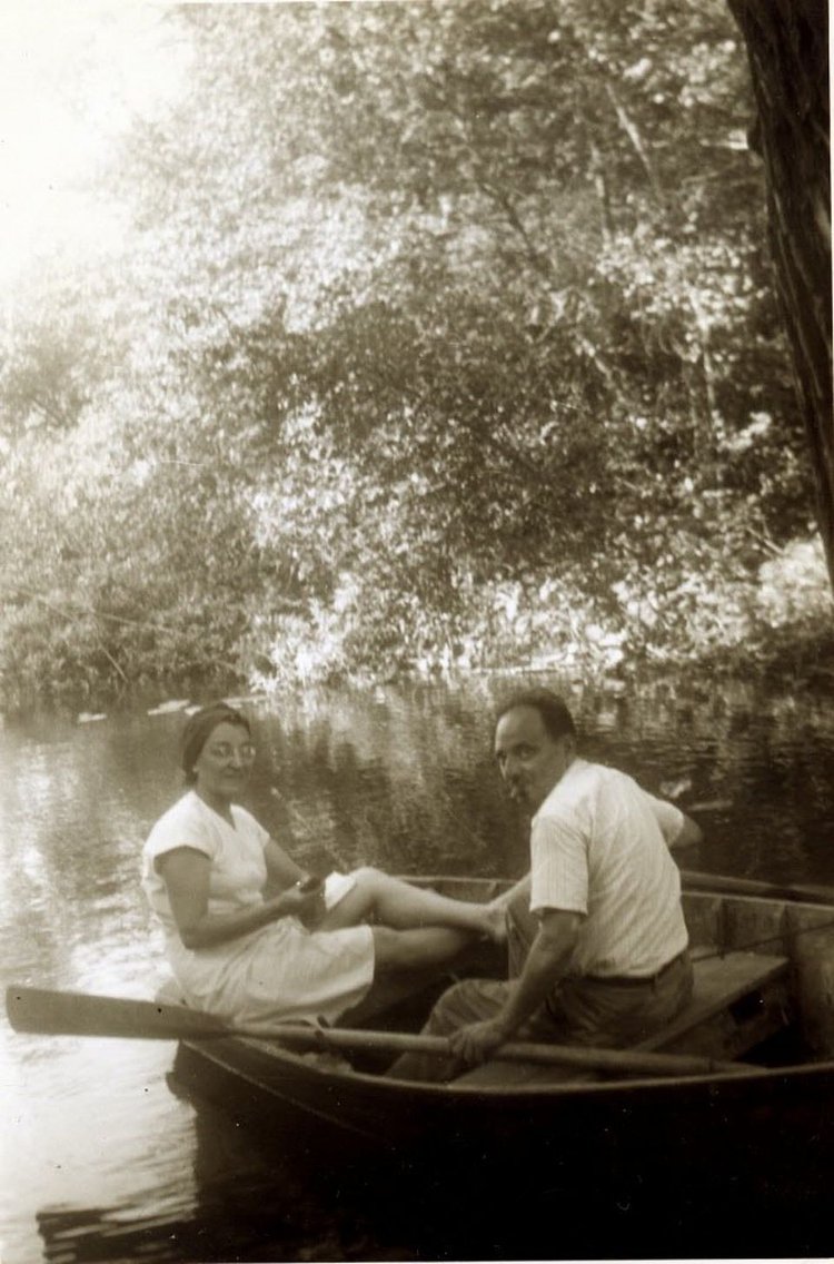 Alice and Victor Crocco on Brady's Pond in the late 1940s. (Photo courtesy of Adrienne Ferretti)