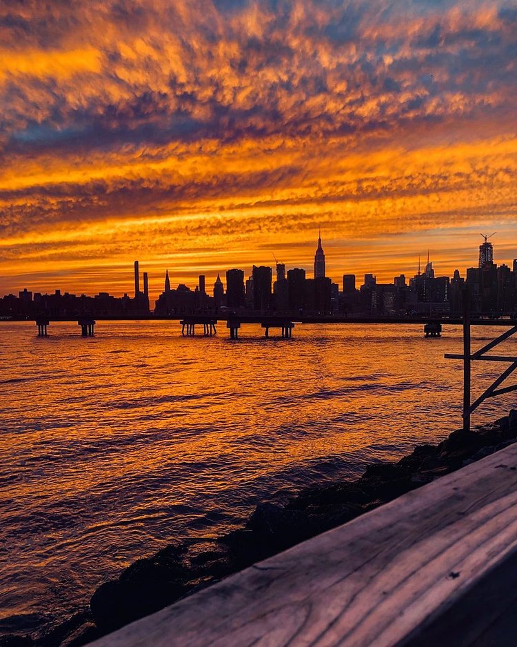 Sunset over Manhattan