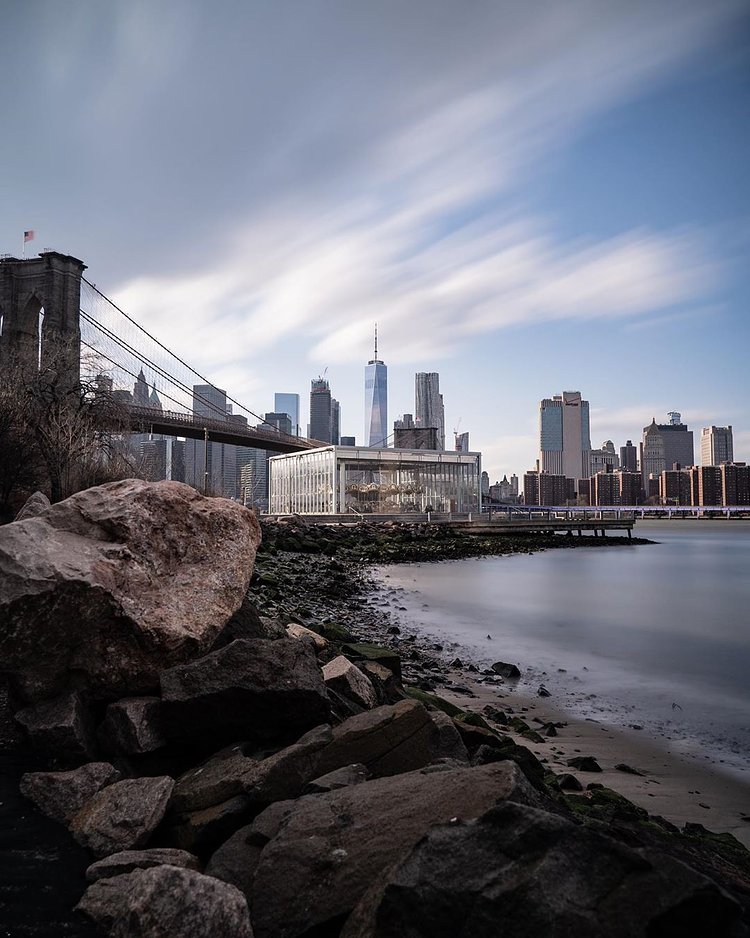 Pebble Beach, Brooklyn Bridge Park, DUMBO, Brooklyn