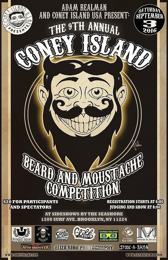 The 9th Annual Coney Island Beard And Moustache Competition