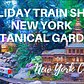 New York Botanical Garden Holiday Train Show 2021 & NYBG GLOW, The Bronx, New York City