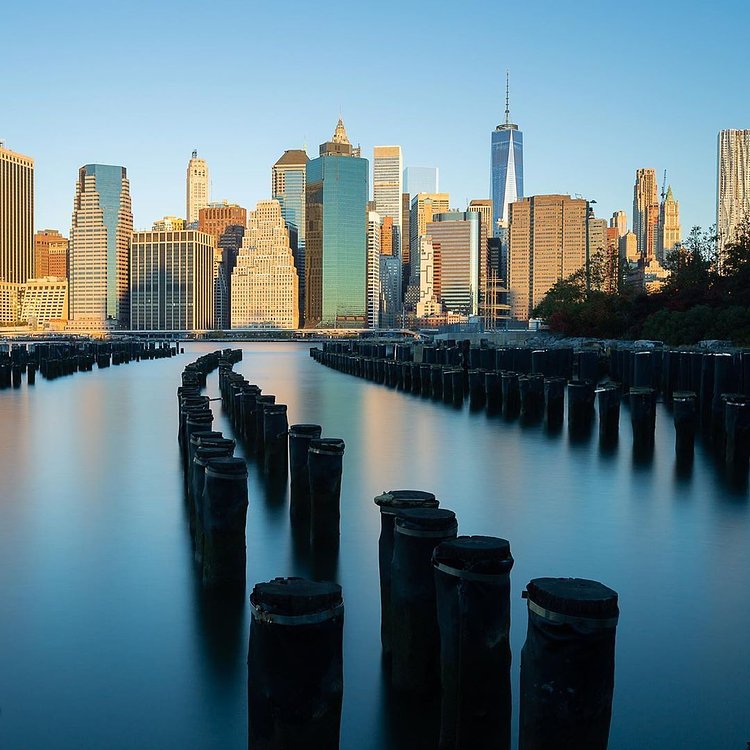 Lower Manhattan from Brooklyn Bridge Park, Brooklyn