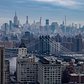 Views from Brooklyn looking across the river towards Manhattan